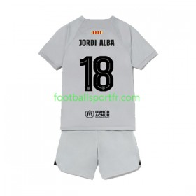 Tenue FC Barcelone Jordi Alba 18 Enfant Troisieme 2022-2023 Maillot de Foot